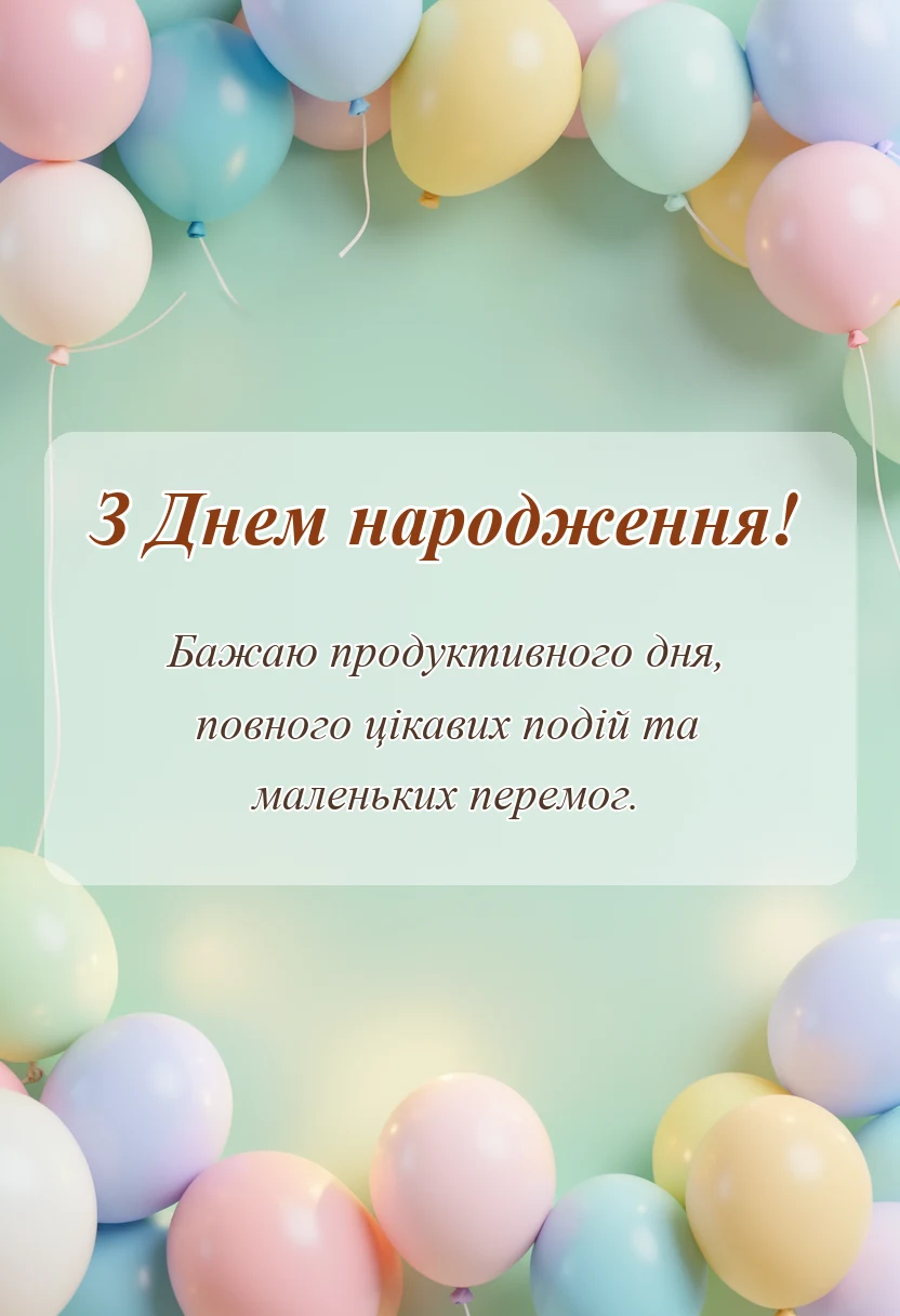 унікальна листівка - побажання гарного дня своїми словами вірші картинки