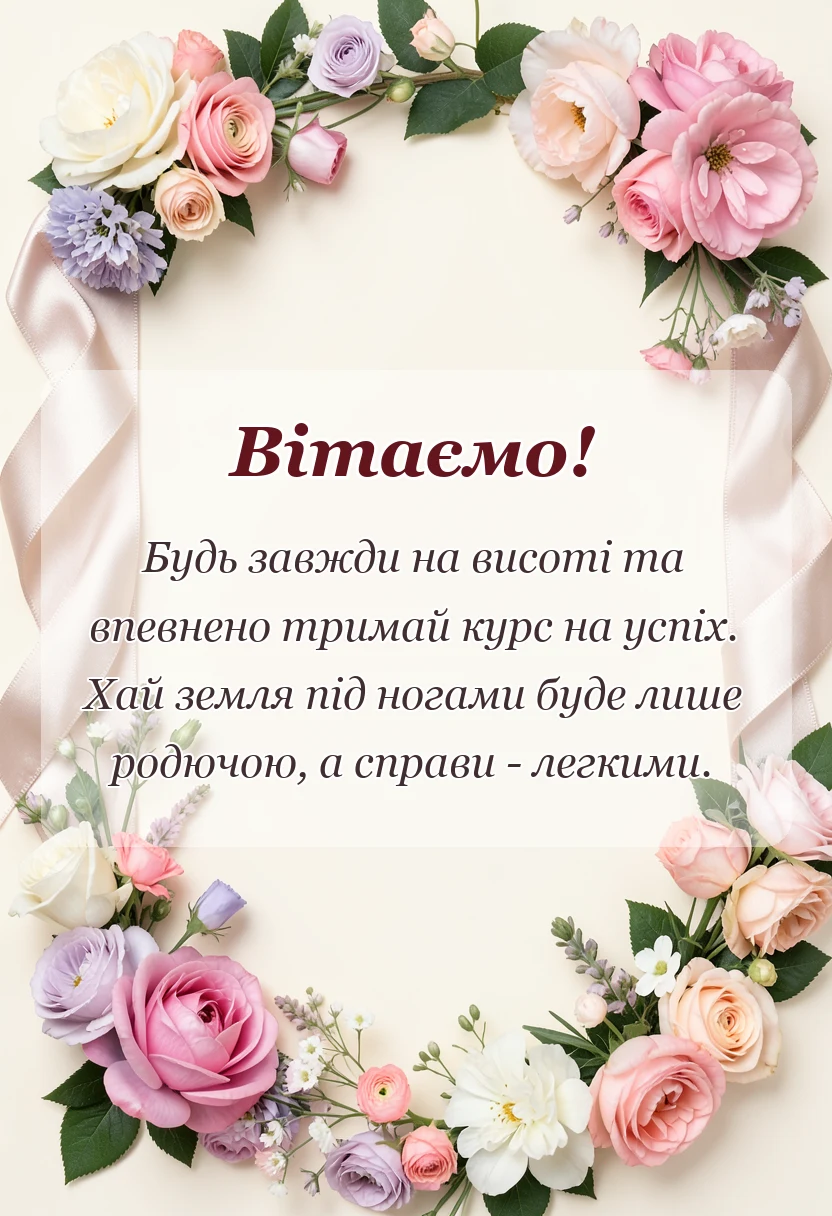 листівка з побажанням - привітання з днем землевпорядника