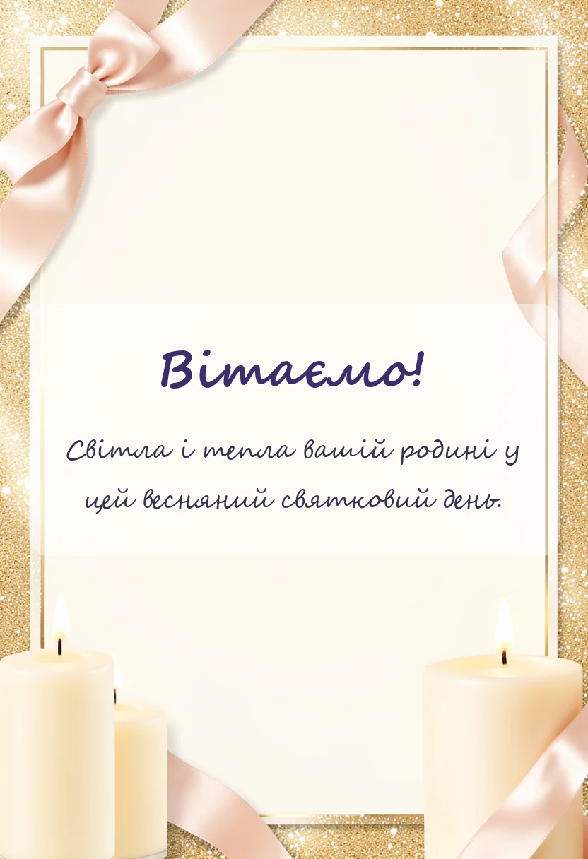 красива листівка: листівка з великоднем