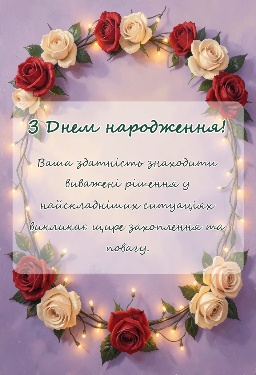 красива листівка: мудрі привітання з днем народження