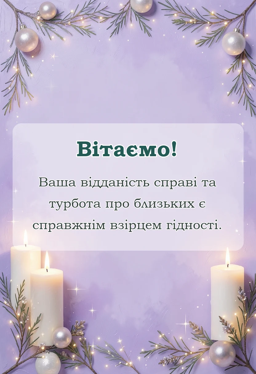 листівка з побажанням - привітання з днем сімї чоловіку