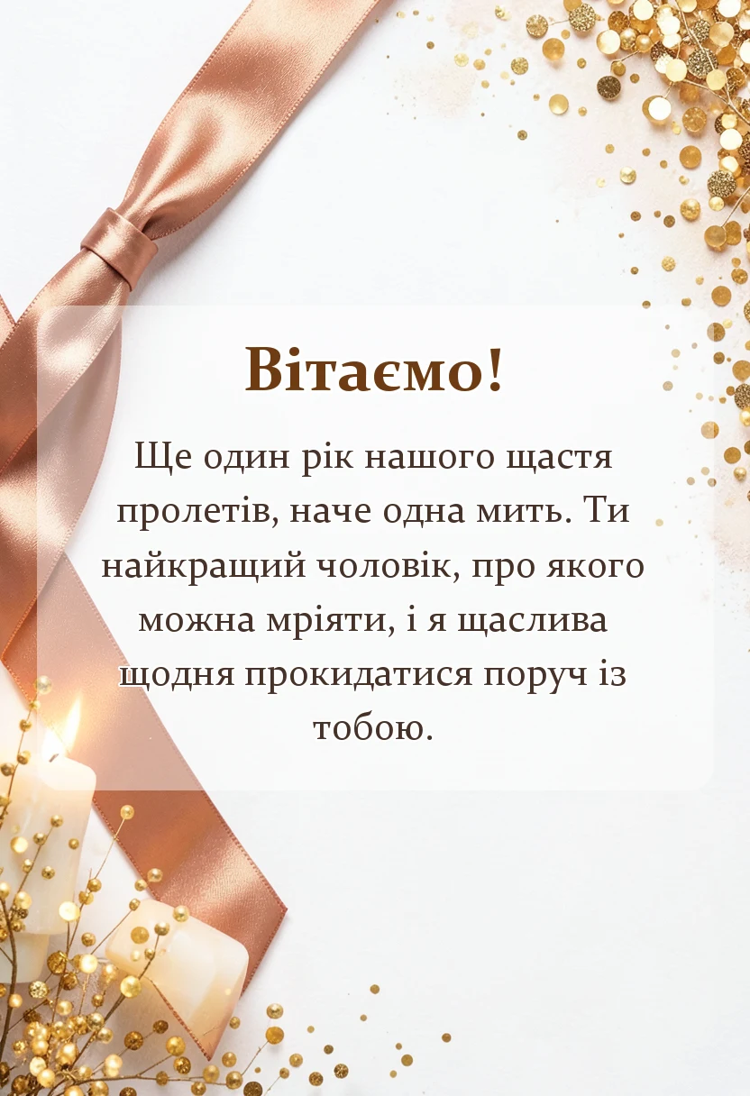 унікальна листівка - картинки з річницею коханому