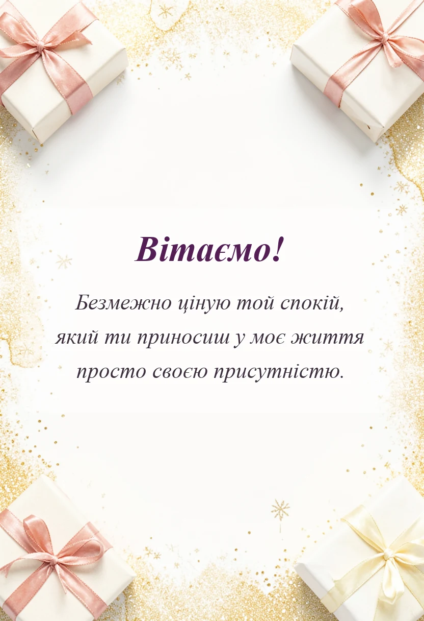 вітальна листівка - привітання з річницею коханому своїми словами