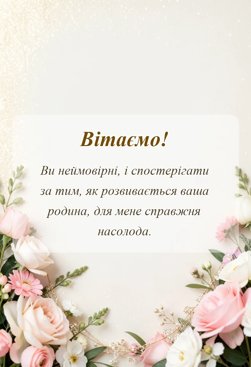 вітальна листівка - привітання з шкіряним весіллям своїми словами