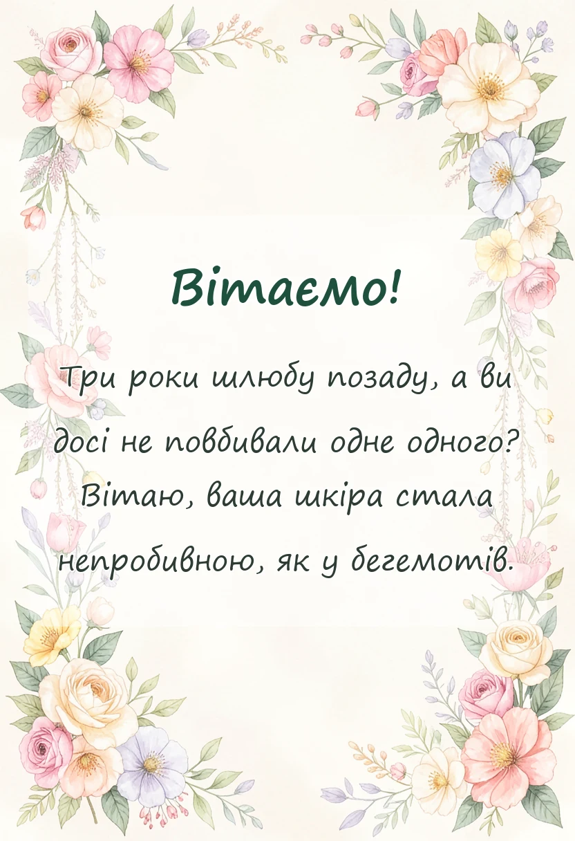 святкова картинка: картинки з шкіряним весіллям