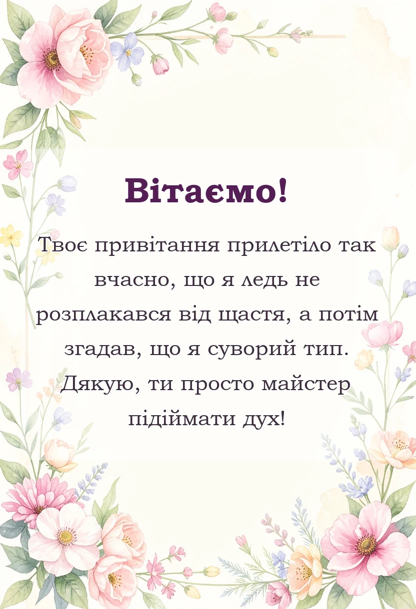 красива листівка: картинки дякую за привітання