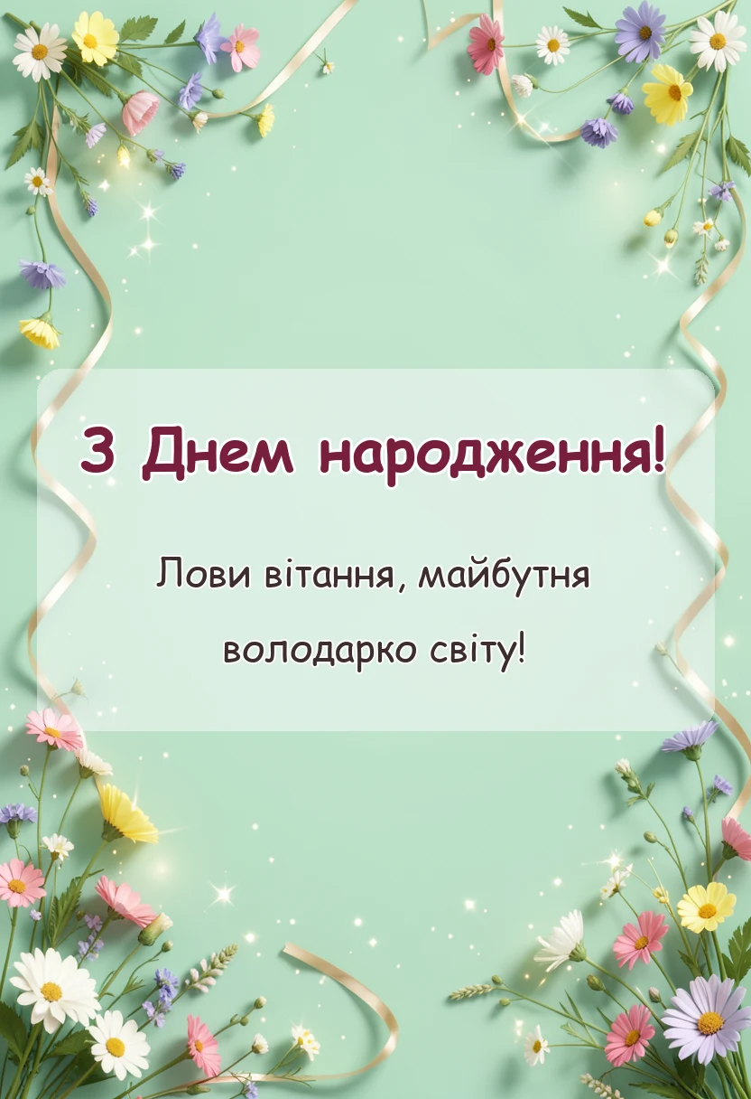 святкова картинка: картинки з днем народження дівчинці підлітку