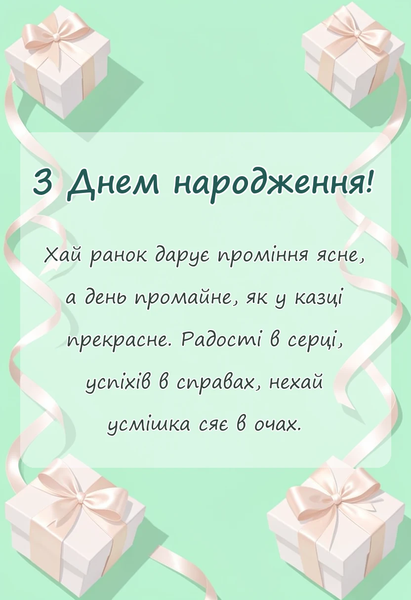 унікальна листівка - побажання гарного дня своїми словами вірші картинки