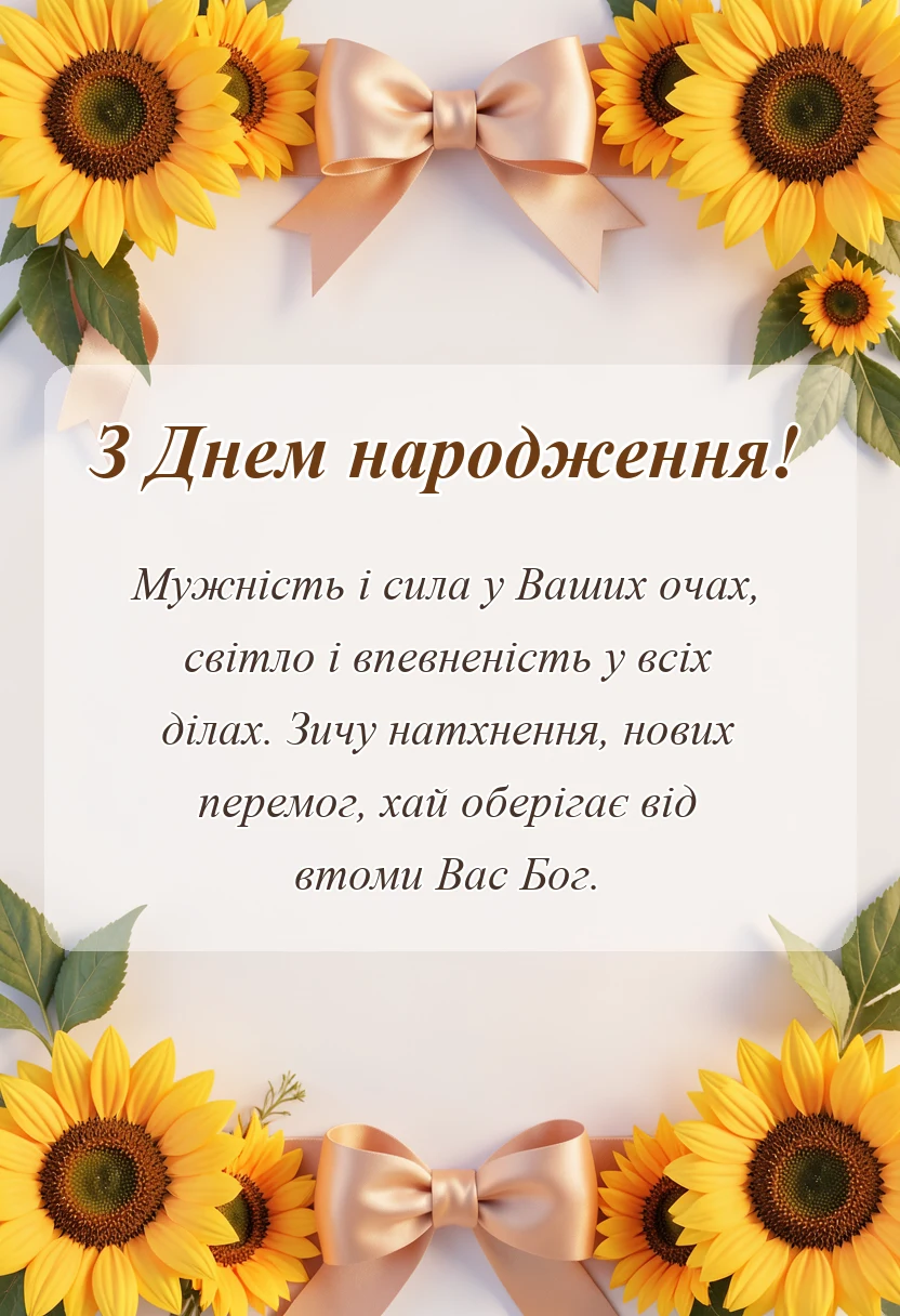 красива листівка: привітання з днем народження жінці та чоловікові