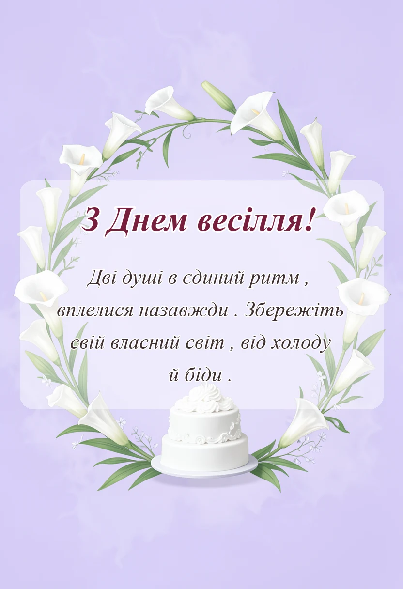 святкова картинка: картинки з весіллям українською