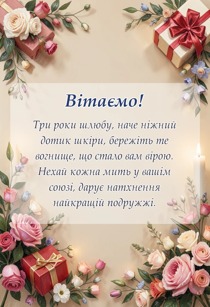 унікальна листівка - картинки з шкіряним весіллям