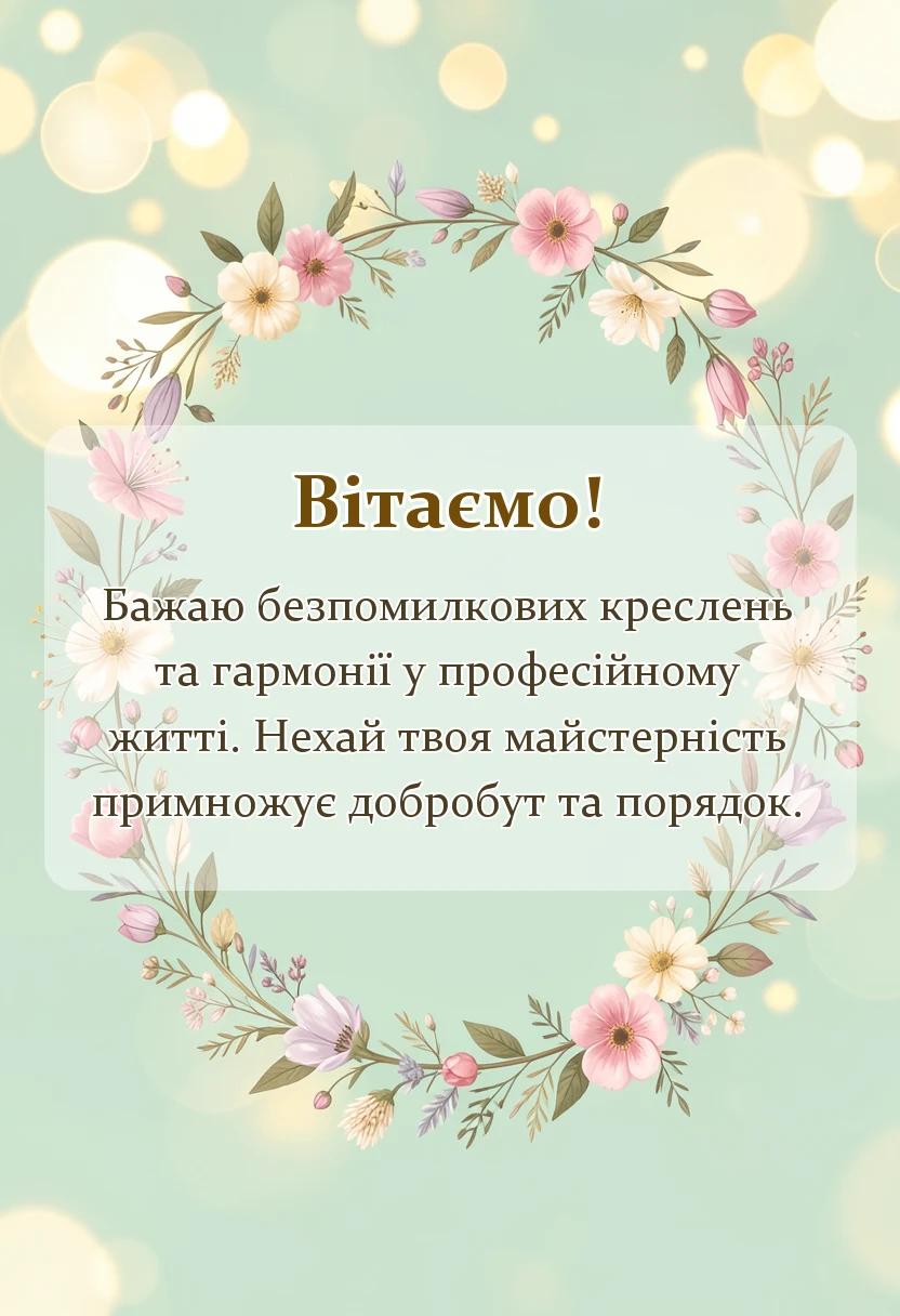 святкова картинка: привітання з днем землевпорядника
