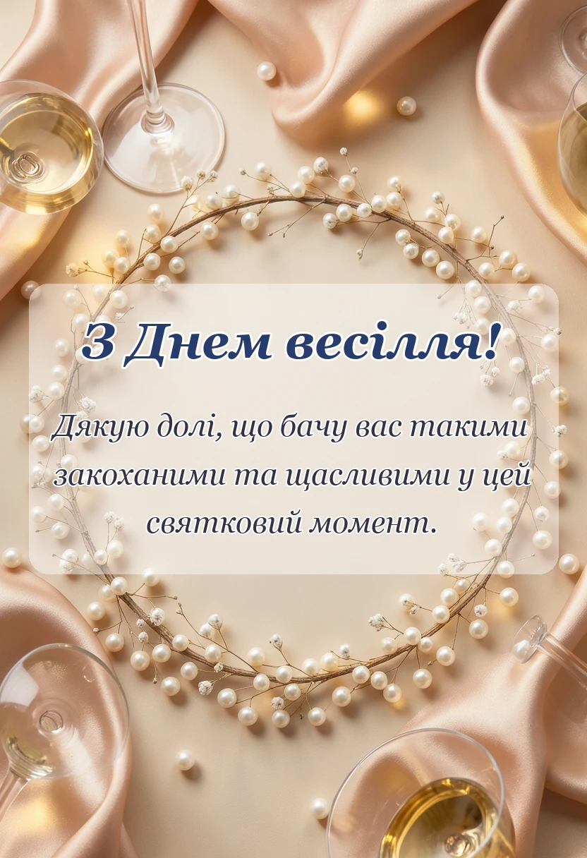 вітальна листівка - привітання на весілля від мами вірші та проза