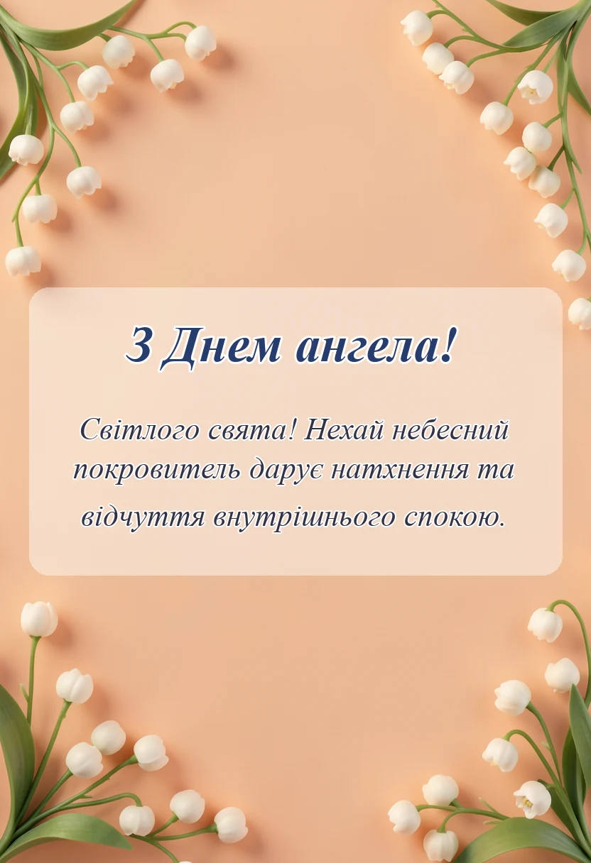 святкова картинка: картинка з днем ангела