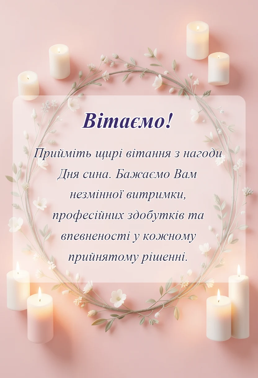 красива листівка: картинки з днем сина