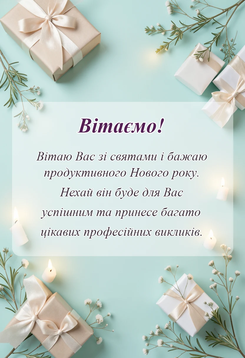 красива листівка: короткі привітання з новим роком своїми словами