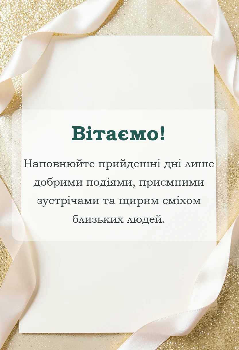 святкова картинка: привітання з новим роком в прозі