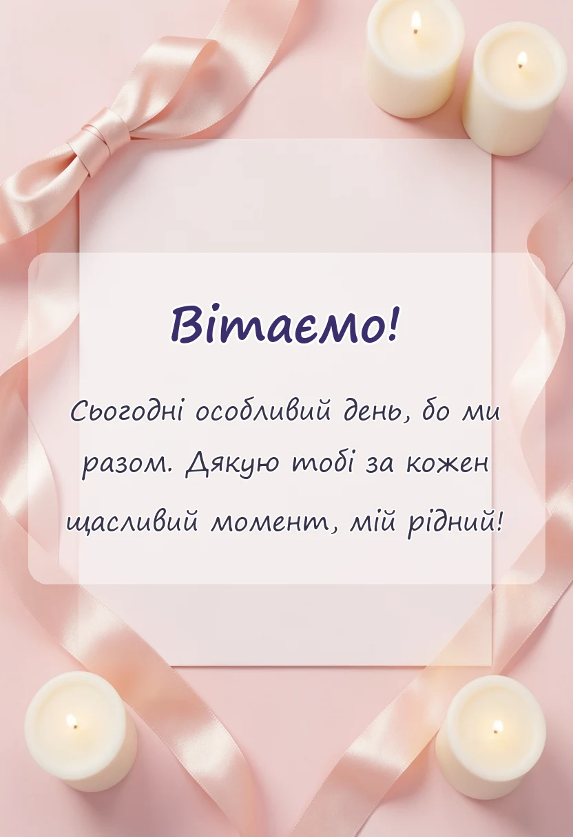 красива листівка: картинки з річницею коханому