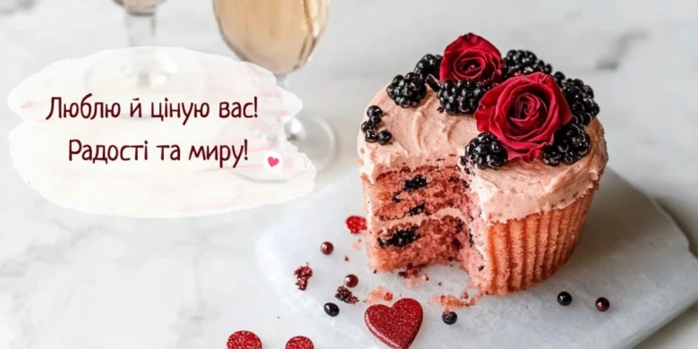 Піраміда з червоними трояндами та чорниці поруч із шампанським.